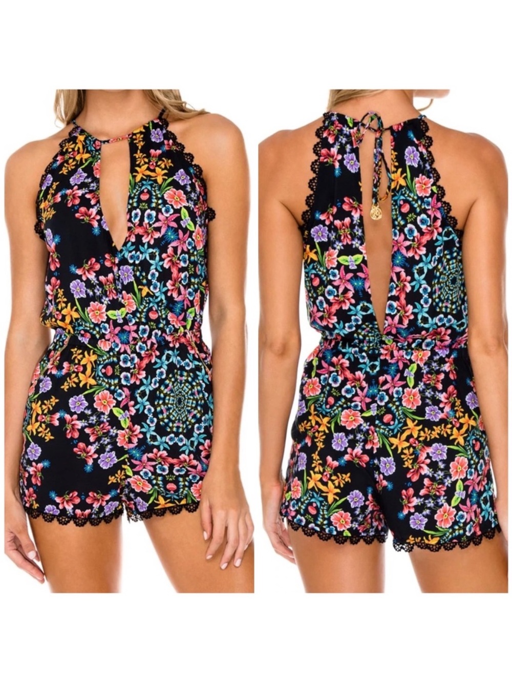 Luli Fama Noches de Sevilla Señorita Romper Size XS